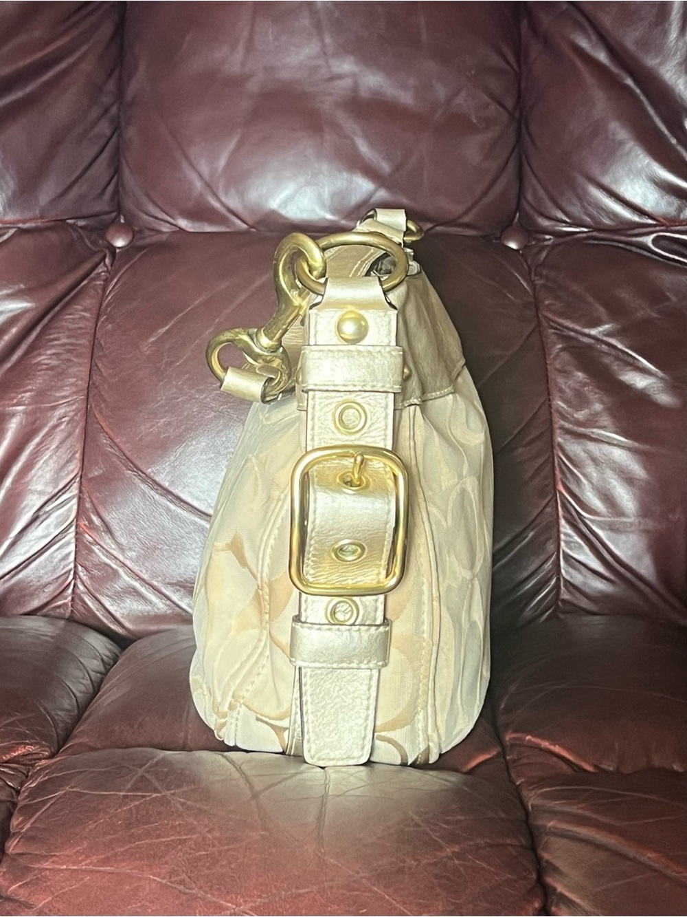 COACH F12657 ZOE HOBO BAG - Picture 9 of 12